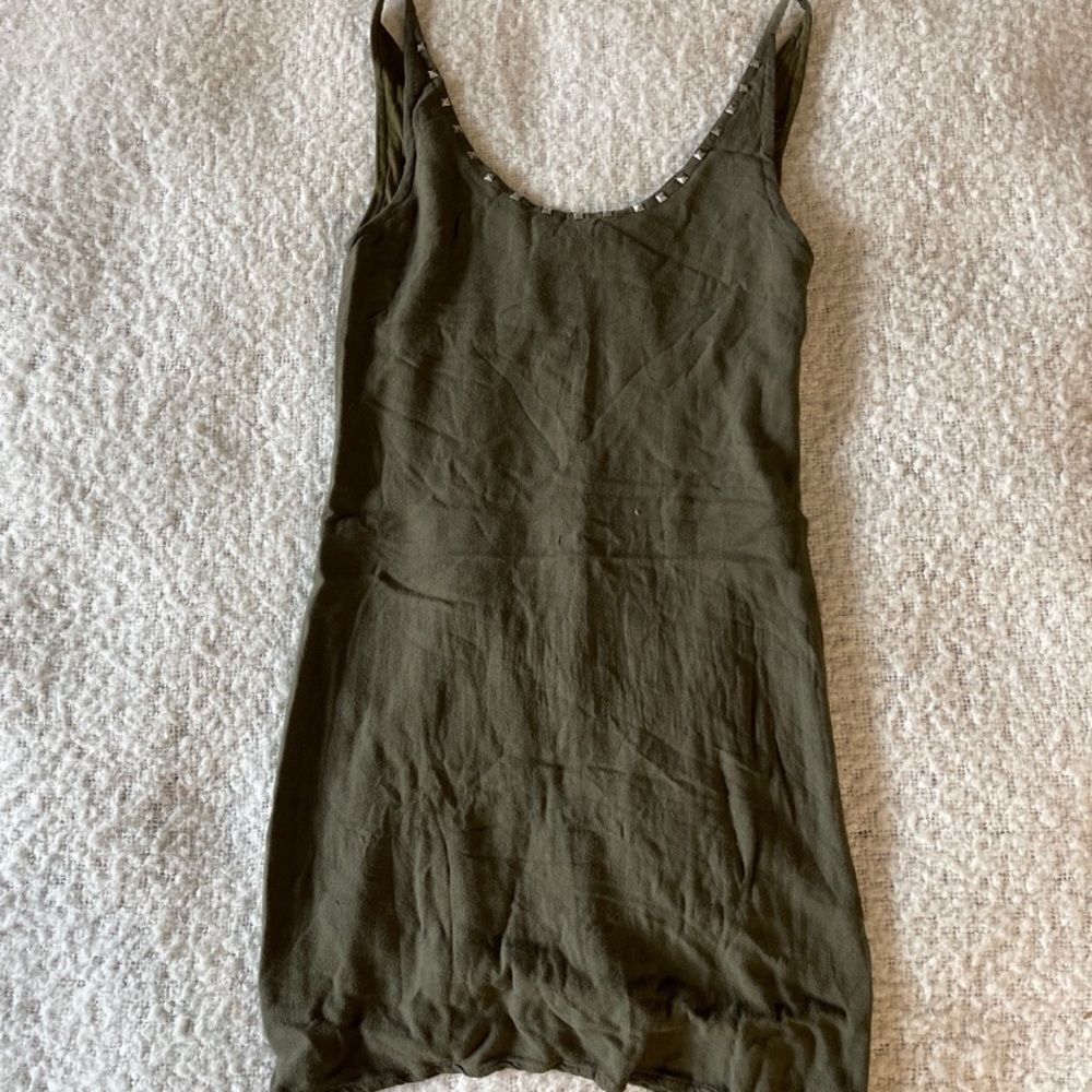 Zara studded mini dress small